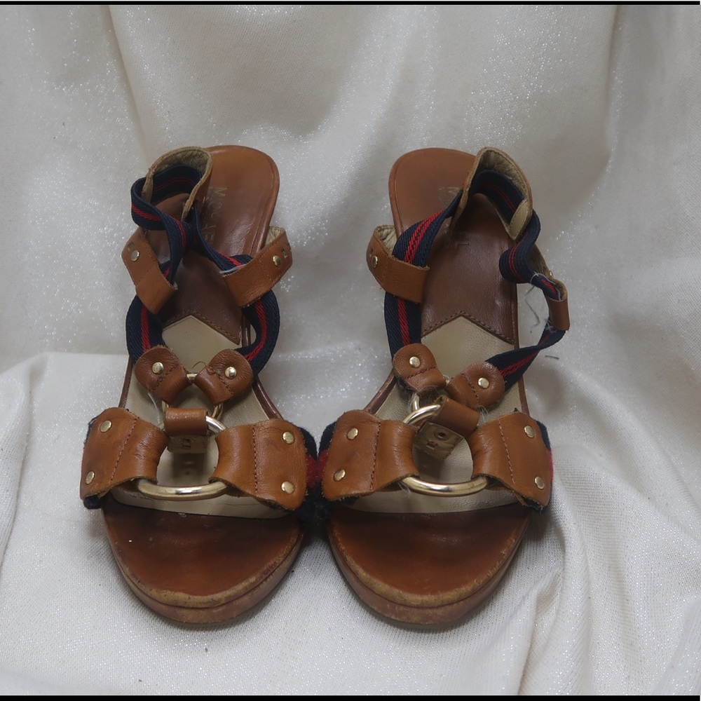 Michael Kors Leather Sandals | 7.5